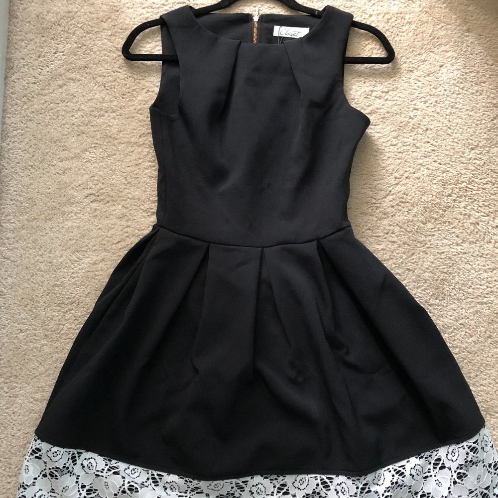 NWT Closet London black dress with back zipper